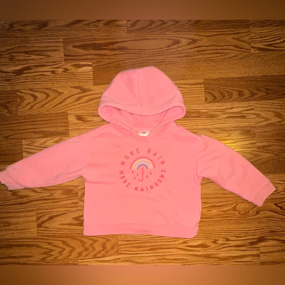 Toddler Girl size 4T Boxy Graphic Hoodie